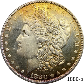 Ameerika Ühendriigid Morgan Üks Dollar USA Mündi 1880 O Cupronickel Pinnatud Hõbe Morgan Hõbe Mündi Dollor