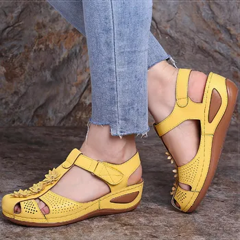 Naiste Sandaalid Pluss Suurus 44 Wedges Kingad Naine Kontsaga Sandaalid Chaussures Femme Pehme Põhjaga Platvorm Sandaalid Gladiaator Vabaaja Jalatsid