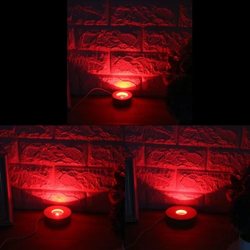 Vaik Kunsti Ekraan Puit LED Reguleeritav Ekraan Baas, 12 Värvi RGB LED Baasi Vaas Valgus, puldiga DIY Öö Valguses