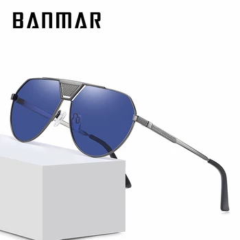 BANMAR Mood Vintage Metal Polariseeritud Meeste päikeseprillid Päeval Öösel Sõidu SungGlasses UV400 Gafas Oculos De Sol Kaitseprillid