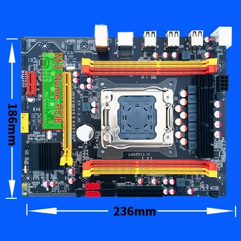 X79 Emaplaat LGA 2011 Toetada E5 8-Core 4XDDR3 Toetab 4X16G M. 2 Nvme jaoks E5 2650 E5 2680 Xeon Seeria ja I7 Seeria
