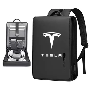 Auto Äri Seljakott Anti-Varguse Sülearvuti Kott Suur Võimsus 15.6 Tolline Sülearvuti Bagpack Jaoks Tesla Model 3 S Y X Logo Reisi Seljakott