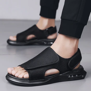 Luksus sandalias sandales samool jalatsid sandalia suur gladiaator hingav sandles vee kingad mägede homens õõnes s