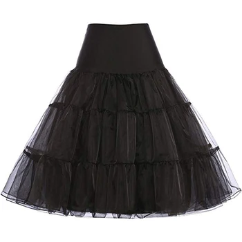 Pluss Suurus, Moe Naiste 50 chemise seelik Vintage Riik Rock Tutu Tülli Seelik Kõrge Ballett Pikk Petticoat Palli Petticoat