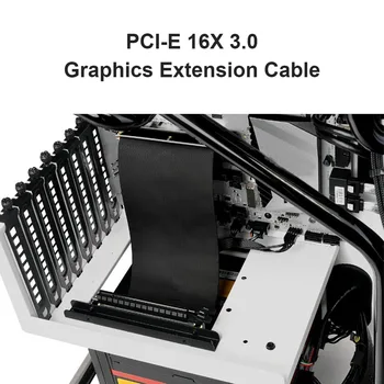 Kiire Lugemise, Kirjutamise Kiirus Madala kaoga PCI-E 16X pikendusjuhe Paindlik PCI Express graafikakaardi Ärkaja Pistik