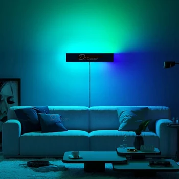Kaasaegne RGB LED Seina Lambid Kodu Kaunistamiseks Värviline Seina tuled elutuba Öö Söögituba sisevalgustus Kaugjuhtimispult