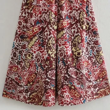 2021 suvel uus moesuund Bohemian stiil trükkimine pikk toru seksikas kampsun naiste suspender trükkimine kleit