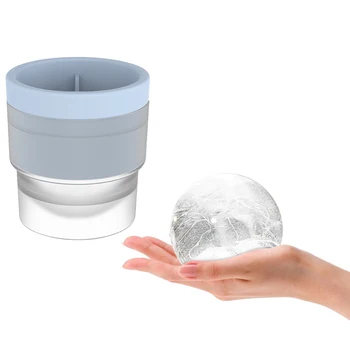 Silikoon Ring Ice Ball Hallitusseened Cube Sügavkülmik DIY Hallituse Juua Köök Baari Poole Kokteil Ring, Kera, jäämasin Viski