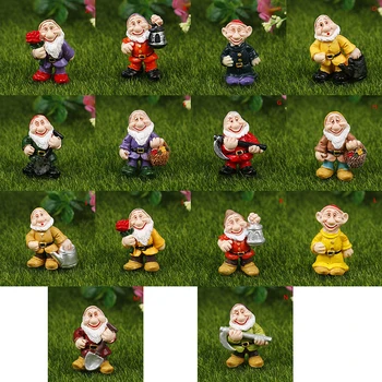 1tk/4tk Juhuslik Haldjas Aias Miniatuuri Gnome, Dwarf Mikro Mini Gnome Kujukeste Aia Kaunistamiseks