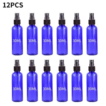 12PC Sinine Plastikust Spray Pudel Väike Pihustiga Pudel Plastikust Pihustamine 30ML #148