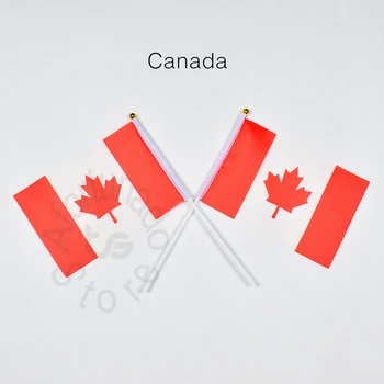 Kanada 14*21cm flag Banner käsi viipab Riigi lipu Kodu Kaunistamiseks flag banner