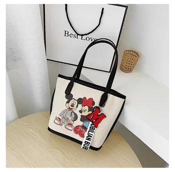 Disney cartoon Miki käekott uus väike kott shopping bag, käekott lady õlakott, Minnie käekott sünnipäeva kingitused