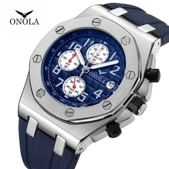 ONOLA brändi piiriülese classic high-end mood meeste vaata silikoon bänd veekindel multifunktsionaalne quartz watch