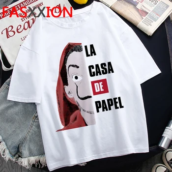 La Casa De Papel Raha Heist Maja Paber-Bella Tere top tees tshirt naiste pluss suurus harajuku t-särk ulzzang harajuku