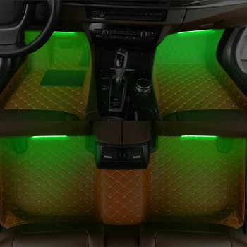 Auto põrandamatid LED Ümbritseva Valguse Universaalne FootPad Auto Vaip Sobib 98% Mudel MG GT Auto Salongi Tarvikud