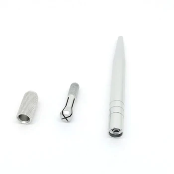 5tk Tätoveering Microblading Pen Hõbedane Tebori Pen Käsitsi Tätoveering Pen Masin, Alaline Meik Kulmu Pliiats