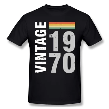 50. aniversário 2020. aasta em vintage 1970 t camisas mõõdus o-pesco?o algod?o manga curta roupas