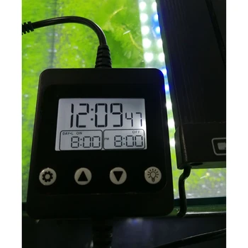 Akvaariumi LED Valgus Töötleja Dimmer Modulaator LCD Ekraan Kala Tank Intelligentne Ajastus Dimm Süsteemi LED