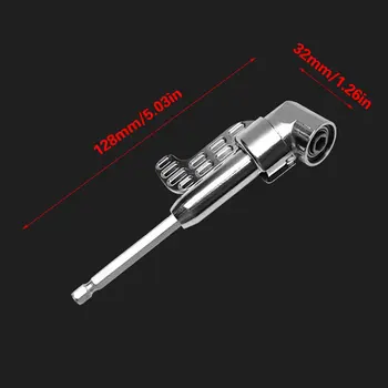105 Nurk-Kruvikeeraja Komplekt Pesa Omanik Adapter Reguleeritav Bitti Drill Bit Nurga All Kruvi Juhi Tööriist 1/4