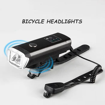 Laetav Jalgratta LED Esi USB-Veekindel Jalgratta Ohutuse Ratsutamine Taskulamp Hoiatus Ees Lamp Väljas Tsükli Decor