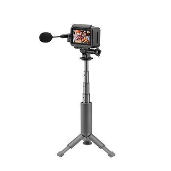 Kaasaskantav 3,5 mm Mini-Mikrofon ja o Adapter OSMO Action Action Kaamera jaoks VLOG Intervjuu Rekord