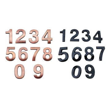 10x Väljas välisuks Kodu Number, Aadress Märk / Seina Decal Numbrid