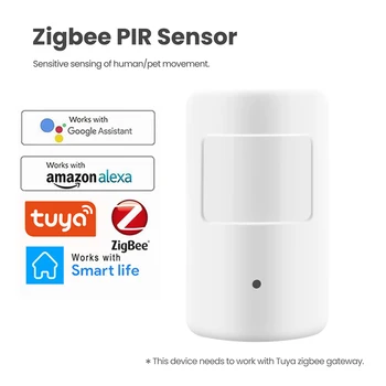 Tuya Zigbee Smart Home Algatusel PIR Andur Anduri Liikumise Sensor Smart Elu Töötab Alexa Google Kodu