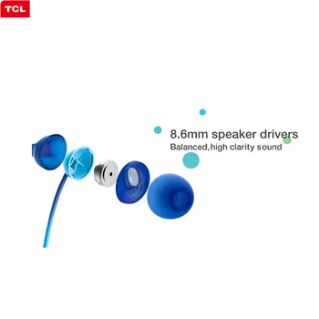 TCL Traadita Bluetooth5.0 Kõrvaklapid SOCL300BT Mikrofon Kaelus Kõrvaklapid Spordi Mäng, Hi-Fi Earbuds jaoks VIVO XIAOMI SAMSUNG