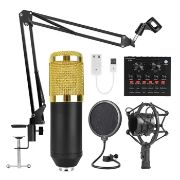 Kodu Stuudio Salvestus Seadmed BM800 Kondensaator Mikrofoni Komplekt BM-800 Ringhäälingu Karaoke Arvuti