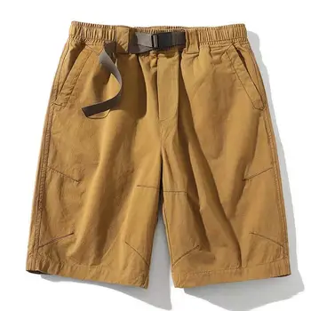 Meeste Suvel Põlve Pikkusega Lühikesed Püksid Mood Vabaaja Kõik-mängu Pikad Püksid Noorte Elastne Vöökoht Beach Püksid Streetwear