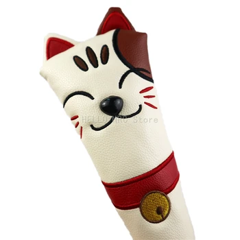 N.R.C. Golf Klubi Juht Hõlmab Tera Kuulitõukaja Vasara Headcover Magnetilise Sulgemise Armas Multikas Loomade Kass Kitty Õnnelik