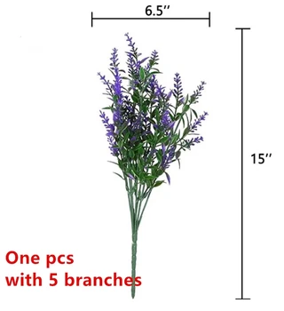 Flower Arrangement tehislilled Romantiline Provence ' i Simulatsiooni Lavendel Jõulud Decor Livingrom Aed Vaas 6 Stiilid