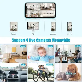 Mini Kaamera 1080P WiFi Väike Juhtmevaba Kaameraga beebimonitor Kodu Turvalisuse Järelevalve Lapsehoidja Kaamera Mini Videokaamera