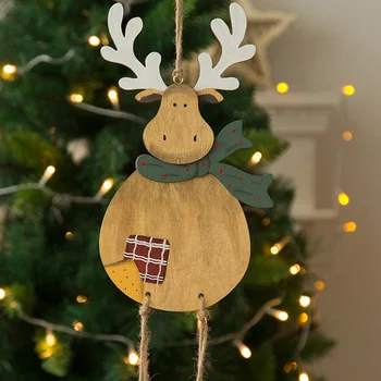 Lumememm Santa Claus Ingel Christmas Tree Kaunistused Ripuvad Ripatsid Raud Käsitöö Tuul Chimes Uus Aasta Xmas Kodu Poole Teenetemärgi