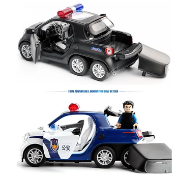 1:24 Politsei Simulatsiooni Sulamist Auto Laste Akustilise Ja Optilise Mänguasja Auto Mudel Mänguasi Sõidukite lapse Mänguasjad Kingitus Kogumise CT0324
