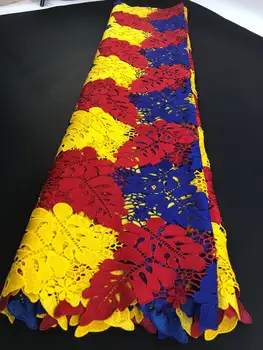 MIQIER Kõrge Kvaliteedi Aafrika nigeeria tülli Pits Kangas, puuvillane kangas guipure pits kangast kangast õmblemise Vees Lahustuv kleit