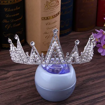 Luksus Tüdrukud Rhinestone Ehted Crystal Crown Lapsed Headdress Printsess Tiaras Peapael Sünnipäeva Kõnniteed Juuksed Tarvikud VL