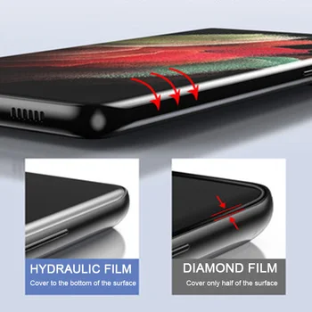 Hüdrogeeli Film Ekraan Kaitsja kohta Samsung Galaxy S21 Ultra S20 FE Pluss S10 S9 Plus Eest Lisa 10 20 Pluss Pehme Ekraani Kaitsekile