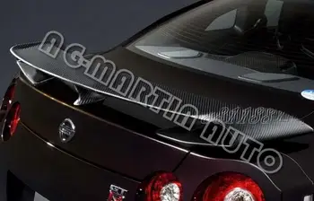 Carbon fiber auto tagasi boot huule äärekaitsja aknas peavarju spoiler tagumine spoiler pagasiruumi tiiva Nissan GTR R35 2008-2016