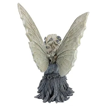 Päevalille Haldjas Kuju Ilus Ingel Skulptuur Realistlik Joonis Ornament, Kivi, Aed Õue Kunsti Õues Sisekujunduses