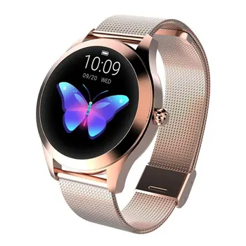 IP68 Veekindel Smart Watch Naiste Armas Käevõru Südame Löögisageduse Monitor Magada Järelevalve Smartwatch Ühendust IOS Android KW10 bänd