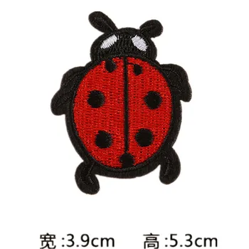 Suur tikand suur plaaster madu lill beetle loomade cartoon plaastrid kott märgid applique plaastrid riided EQ-1685