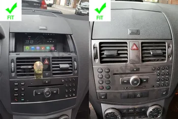Auto Raadio Mercedes Benz C200 C180 W204 2007 2008 2009 2010 Android 10 Ekraan Auto Stereo Vastuvõtja Multimeedia Mängija, GPS FM