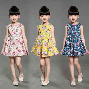 Väikesed Tüdrukud, Õie Rand Kleit Baby Laste Riideid Varrukateta Lapsed Printsess Kleit Tüdruk Teismelised Pulm Ball Kleit Kleidid
