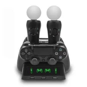 2019 Uusim PS Move VR PSVR Kontroller Laadija Seista PS4 Juhtnuppu Gamepad Laadimiseks Dokis Jaama jaoks Playststion PS 4 Mängud