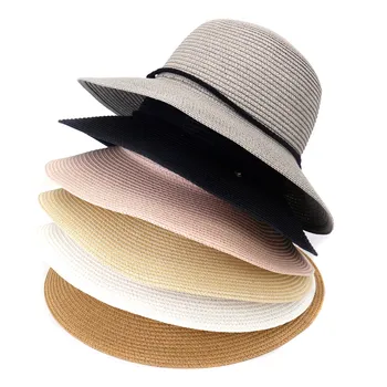 Trendyland Meeste -, Naiste-Vintage Bohemian Õlgedest Punutud Kübarad Reguleeritava Hatband Kalamees Mütsid päikesekaitse Varju Kate