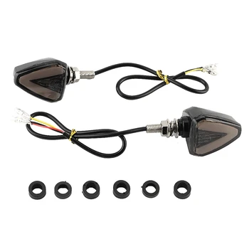 1 Paar Mootorratta LED-suunatuled päevasõidutuli Blinker Flasher Märgutuli Chrom Lihtne Paigaldada Ja Kasutada