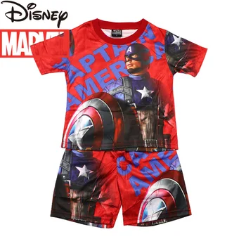 Marvel Spiderman Kapten Ameerika (Iron Man Avengers Laste Poiste Pidžaama Lühikesed Varrukad Komplekt Baby Homewear Boutique Lapsed Riided