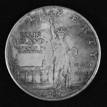 2021 Uus Koopia 1906 Ameerika Ühendriikide Mündi vabadussammas Tõrvik Kohrutus Hõbe Katmine Suveniiride Vask Valuuta