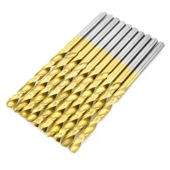 50tk Titanium Kattega Twist Puuriterad Kuldne kiirlõiketerasest Drill Bit DIY Kodu Üldist Hoone Inseneri -, Kasutades